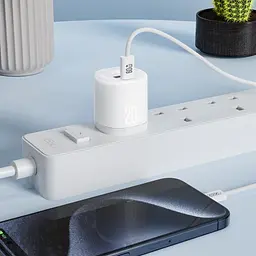 Сітчастий зарядний пристрій XO L144(EU) PD20W 1USB-A+1USB-C Fast Charger Білий - мініатюра 5