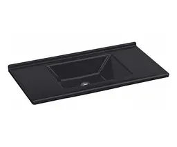 Раковина Idevit Merkur 26x50 0201-3505-07 правий, Чорний
