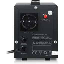 Стабілізатор напруги Real-El Stab Energy-500 [4743304104833] [112014] - мініатюра 6