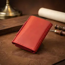 Матове вінтажне портмоне Grande Pelle 11459 червоний - мініатюра 3