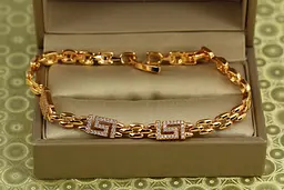 Браслет Xuping Jewelry Ітака 17 см 6 мм золотистий