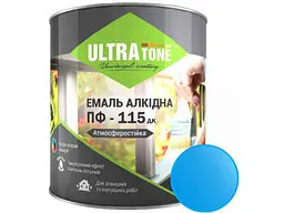 Емаль алкідна ПФ-115 ULTRA TONE яскраво-блакитний 0.9кг