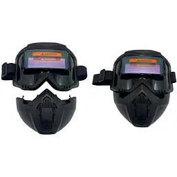 Маска окуляри зварювальна ATF-209 2-в-1 хамелеон з автоматичним затемненням