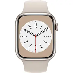 Смарт-годинник Apple Watch Series 8 41mm Starlight Aluminum Case with Starlight Sport Band M/L [MNUF3] [93085] - мініатюра 2