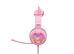 Ігрові навушники з мікрофоном HAVIT HV-H2233d Cat Pink HAVIT (27340-000) - мініатюра 4