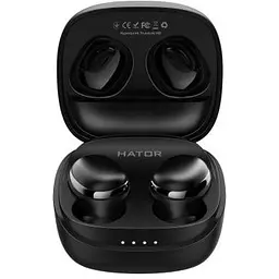 Навушники Hator Hyреrpunk Truedots SyncHUB Black (HTA411)