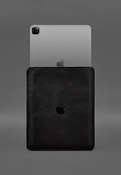 Шкіряний чохол-футляр для iPad Pro 12,9 Чорний - мініатюра 3