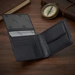 Чоловіче портмоне Tony Perotti з натуральної шкіри Cortina 5051 nero (90115) Чорне - мініатюра 2