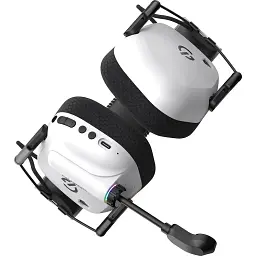 Bluetooth Stereo GamePro Genesis Mercury Pro 3-Mode White (HSW120W) UA - мініатюра 5
