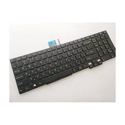 Клавіатура ноутбука Sony Vaio SVT15 (Tab 15) black, wo/frame, frame, backlight RU/US (A46049)