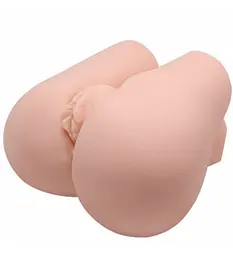 Мастурбатор Crazy Bull Vagina та Anus з вібрацією, 16х10 см - мініатюра 4