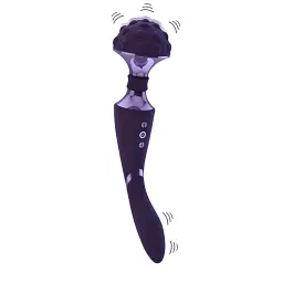Вібромасажер Vive Shiatsu Bendable Massager Wand 28.6 см (фіолетовий) - мініатюра 7