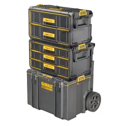 Ящик для інструментів DeWALT TOUGHSYSTEM 2.0, 555х355х305 мм., модуль на 3 ящики (DWST08330-1) - мініатюра 6