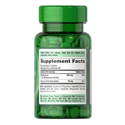 Амінокислота Magnesium with Zinc, 100 таблеток Puritan's Pride vit0003957 - мініатюра 3