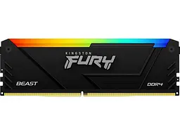 Модуль пам'яті Kingston FURY 16 GB DDR4 3600 MHz Beast RGB (KF436C18BB2A/16) - мініатюра 2