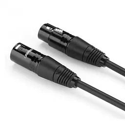 Аудіокабель подовжувач мікрофонний Ugreen AV130 Cannon Male to Female Microphone Extension 20708 - мініатюра 2