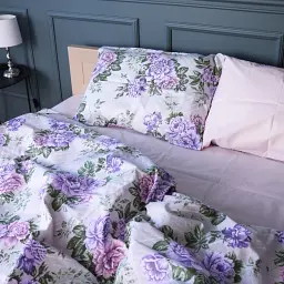 Комплект постільної білизни MirSon 17-0711 Delicate Blossoms бязь 143 х 210 см (2200010616286) - мініатюра 5