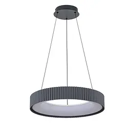 Люстра стельова LED Levistella 781P3165 (500) GY, 74W, регульована температура світла, сірий метал, сучасний стиль