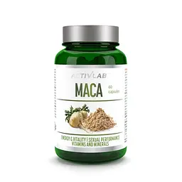 Екстракт маки та Бета-екдистерон ActivLab Maca, 60 капсул для підтримки загального самопочуття