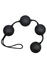 Вагінальні кульки Velvet Black Balls, 23 см, чорний - мініатюра 2