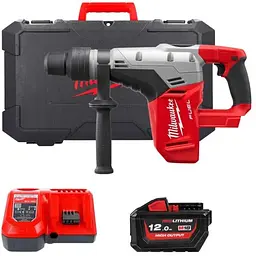 Перфоратор акумуляторний безщітковий SDS-MAX MILWAUKEE, M18 CHM-121C, 6.0Дж (заміна на 4933499271)