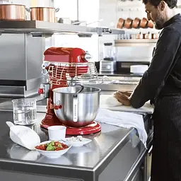 Планетарний міксер KitchenAid Professional 6.9 л червоний (5KSM7990XEER) - мініатюра 9