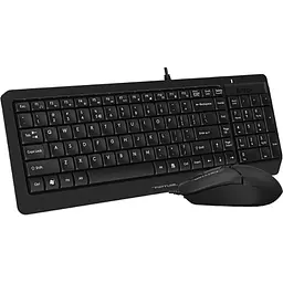 Комплект (Клавіатура та миша) A4Tech F1512 Fstyler USB Black (F1512 (Black)) - мініатюра 3