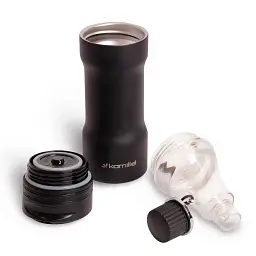 Термокухоль Kamille KM-2061 320 мл чорний - мініатюра 4