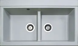 Кухонна мийка Adamant SIMILAR old stone 885x505x230 мм, 2 повнорозмірні чаші 88,5 см