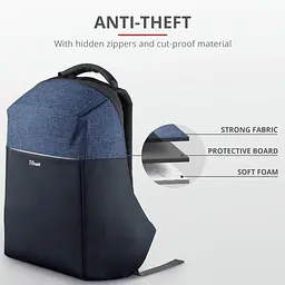 Рюкзак для ноутбука Trust Nox Anti-theft 16" BLUE (23307_TRUST) - мініатюра 11