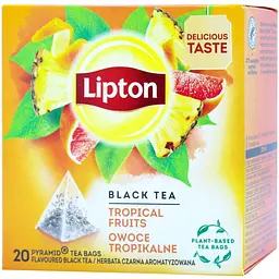 Чай чорний Lipton Tropical Fruits 36 г (20 шт. х 1.8 г) (917448) - мініатюра 2