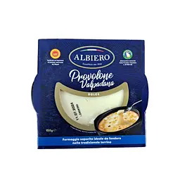 Сир Albiero Provolone Valpadana Dolce напівтвердий у мисці 150 г