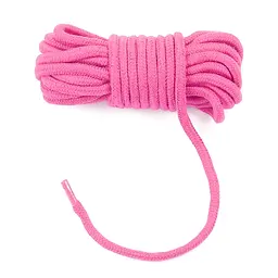 Мотузка - Fetish Bondage Rope Pink, 10 м - мініатюра 2