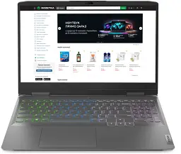 Ноутбук Lenovo LOQ 15IRH8 i5-12450H 32 ГБ/DDR5-4800 МГц SSD/1000ГБ GeForce RTX 4060 8GB Refurbished