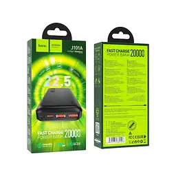 Батарея універсальна HOCO 20000mAh, 22.5W, Black (J101A / 45365) - мініатюра 4