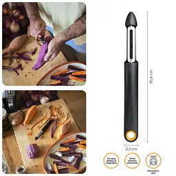 Овочечистка з поворотним лезом Fiskars Functional Form (1079960) - мініатюра 2