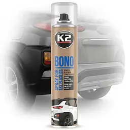 Відновник поверхонь Спрей K2 BONO BLACK 300ml гума пластик бампера