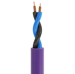 Акустичний кабель 1,5mm2 Banana plugs Melodika MDSC-1530 Purple Speaker cable 3m - мініатюра 3