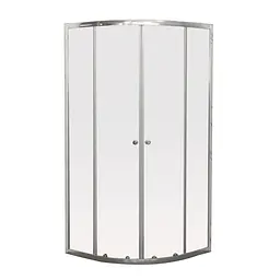Душова кабіна без піддону Mixxus Premium Diverse SC01-90x90x195-TR хром прозоре скло 5 мм MI6859, Універсальна, прозорий, хром