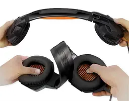 Гарнітура REAL-EL GDX-7700 Black/Orange (EL124100016) - мініатюра 4