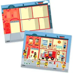 Набір для творчості Melissa&Doug Багаторазові наклейки Моє місто (MD19114) - мініатюра 2