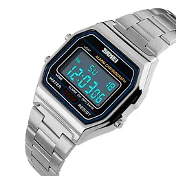 Наручний годинник чоловічий Skmei 1123 Silver, 1123SI (12314) - мініатюра 4