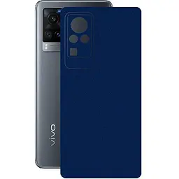 Захисна плівка StatusSKIN для Vivo X60 Pro 5G Корпус Вініл Синій металік