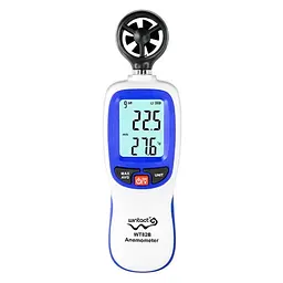 Анемометр крильчастий Bluetooth 0,3-30 м/с, -10-45 °C WINTACT WT82B