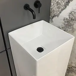 Умивальник підлоговий VBI Ellera white VBI-019025, Білий - мініатюра 3