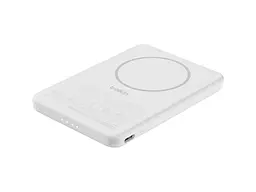 Зовнішній акумулятор (Power Bank) Belkin BoostCharge Slim Magnetic 5000mAh 15W White (BPD010HQWH) - мініатюра 6