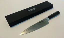 Ніж кухарський 20 см Damascus DK-HJ 6005 AUS-10 Дамаська сталь 67 шарів