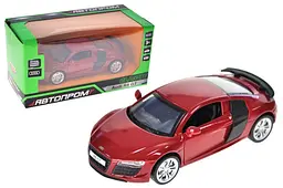 Іграшкова машинка гоночна Audi R8 GT Автопром металева 10004, в коробці 16,5x7x8 см