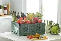 Ящик для зберігання складаний OPLA 40x30x17h зелений - мініатюра 2