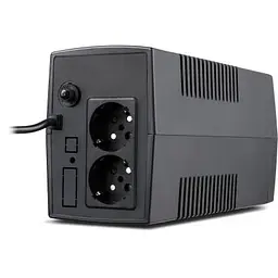 Пристрій безперебійного живлення Vinga LED 600VA plastic case (VPE-600P) - мініатюра 3